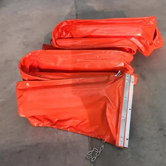 Silt Curtain PVC Floating Silt Curtain Containment Boom Curtain Eco Friendly Oil Spilling Boom for Port and Ocean Use Oil Spill Control